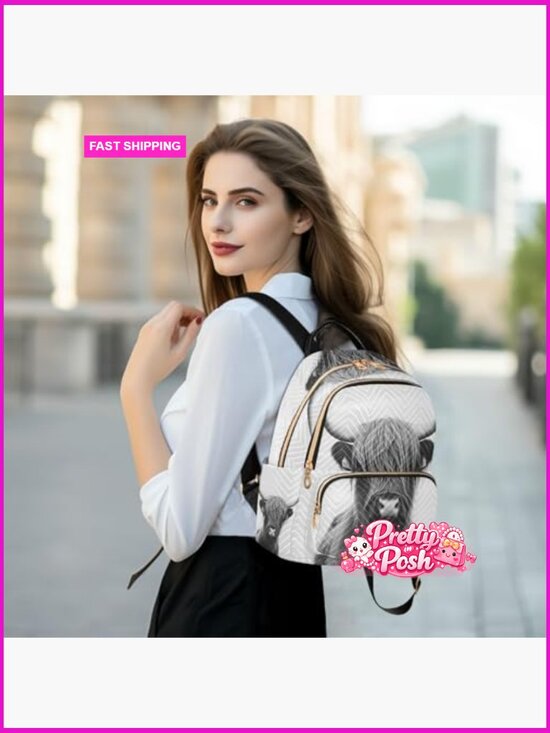 Women\'s Mini Backpack Purse Lightweight Travel Daypack Nylon Shoulder Bag main image 7